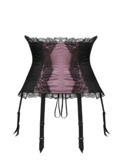 Seide Taillen-Korsett RAJA SOIE TOURBE Violett-schwarz Von Cadolle 11 Seide Taillen-Korsett RAJA SOIE TOURBE Violett-schwarz Von Cadolle -MAISON LEJABY Verkaufsgeschäft 1081da korsett pflaume raja soie tourbe dentelle noire cadolle 4 4 1