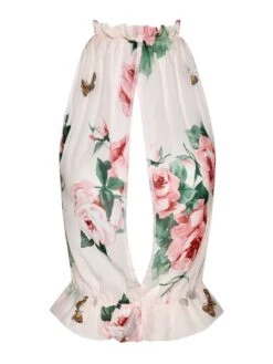 Seide Top OLIVIA BALI Rosa Geblümt Von Cadolle -MAISON LEJABY Verkaufsgeschäft 3316dif top rose olivia soie bali 5