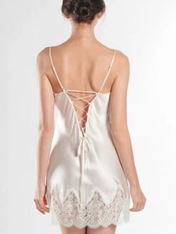 100% Seide Baby-Doll SOIE D´AMOUR Von Aubade -MAISON LEJABY Verkaufsgeschäft baby doll seide perlmut ms42 soie d amour aubade 4