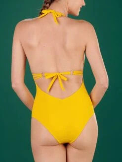 Neckholder Badeanzug GUILIA 61 Von Pain De Sucre 13 Neckholder Badeanzug GUILIA 61 Von Pain De Sucre -MAISON LEJABY Verkaufsgeschäft badeanzug gelb giuilia pain de sucre 3