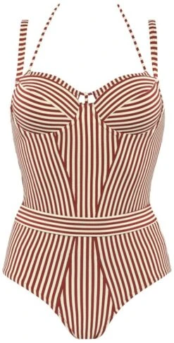 Badeanzug HOLI VINTAGE Gestreift Von Marlies Dekkers 8 Badeanzug HOLI VINTAGE Gestreift Von Marlies Dekkers -MAISON LEJABY Verkaufsgeschäft badeanzug holi vintage rot creme 18185 marlies dekkers 1