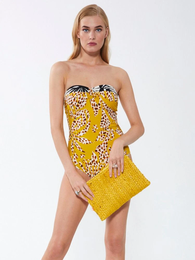 Bandeau Badeanzug SANTORINI Maisgelb Von Fürstenberg 5 Bandeau Badeanzug SANTORINI Maisgelb Von Fürstenberg - Image 3
