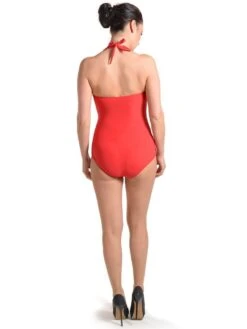 Neckholder Badeanzug HAVANA Von Je Suis -MAISON LEJABY Verkaufsgeschäft badeanzug rot je suis 2 1