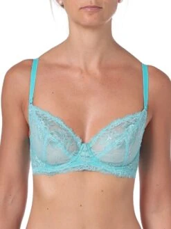 Balconette Bügel-BH COLETTE Jade Aus Spitze Von Imec -MAISON LEJABY Verkaufsgeschäft balconette bh spitze colette 70361 tuerkis imec 2