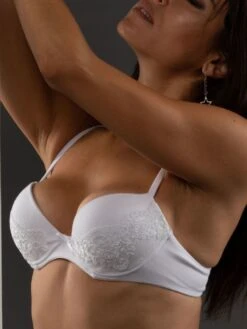 Push-Up BH Baumwolle CANDIDO Cotone Candy Von Cotton Club -MAISON LEJABY Verkaufsgeschäft baumwolle gb7 bh candido push up weiss cotton club 5 cotone candy 1