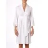 Morgenmantel CAROLA Weiß Aus Modal-Baumwolle Von Imec -MAISON LEJABY Verkaufsgeschäft baumwolle modal morgenmantel carola weiss 69948 imec