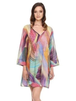 Baumwolle Batist Tunika JETTE Bunt Von Gattina -MAISON LEJABY Verkaufsgeschäft baumwolle tunika jette 391243 bunt gattina 1