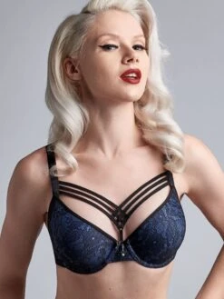 Schalen- BH DAME DE PARIS STYLE Bijou Blue Von Marlies Dekkers 12 Schalen- BH DAME DE PARIS STYLE Bijou Blue Von Marlies Dekkers -MAISON LEJABY Verkaufsgeschäft bh bijou blau 195311 dame de paris marlies dekkers 3