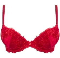 Gefütterter Seiden BH SPLENDEUR SOIE Von Lise Charmel -MAISON LEJABY Verkaufsgeschäft bh gefuettert seide acc8580b rot 2478 splendeur soie lise charmel 2 1