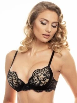 Spitze Push-Up BH Mit Strass MARLENE Von Prelude Milano 13 Spitze Push-Up BH Mit Strass MARLENE Von Prelude Milano -MAISON LEJABY Verkaufsgeschäft bh schwarz ys302 prelude 9 1