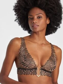 Bralette SENSORY ILLUSION Von Aubade X Iris Van Herpen 10 Bralette SENSORY ILLUSION Von Aubade X Iris Van Herpen -MAISON LEJABY Verkaufsgeschäft bh triangel bralette gold schwarz rc10b sensory illusion aubade 11 4 1