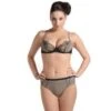 Push Up Bikini CORA Schwarz-nude Von Je Suis -MAISON LEJABY Verkaufsgeschäft bikini nude schwarz je suis 1