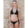 Triangel-Bikini NERO Schwarz-gold Von Chiara Fiorini -MAISON LEJABY Verkaufsgeschäft bikini schwarz cft526 slip schwarz cfb529 chiara fiorini 2