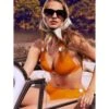 Triangel Bikini TACO TACT Orange Von Nicole Olivier -MAISON LEJABY Verkaufsgeschäft bikini taco tact orange nicole olivier