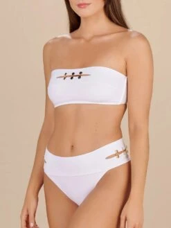 Bandeau Neckholder Bikini VINY WAVE 61 Von Pain De Sucre -MAISON LEJABY Verkaufsgeschäft bikini viny wave weiss pain de sucre