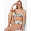Bügel-Bikini EXOTIC LEAVES Weiss-grün Von Fürstenberg 2 Bügel-Bikini EXOTIC LEAVES Weiss-grün Von Fürstenberg -MAISON LEJABY Verkaufsgeschäft bikini weiss bunt 245 50454 fuerstenberg