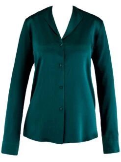 100% Seide Bluse TOI MON AMOUR Klassische Farben Von Aubade -MAISON LEJABY Verkaufsgeschäft bluse gr n seide toi mon amour qs44 emeraude aubade 1 1