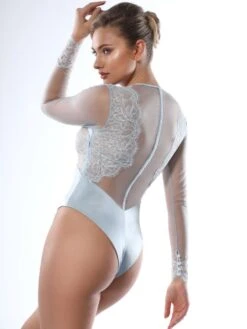 Langarm Body VALSE CRYSTAL Von Prelude Milano -MAISON LEJABY Verkaufsgeschäft body langarm crystal blau yh325 valse prelude 2