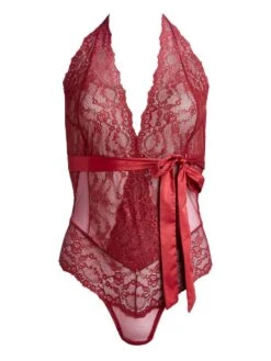 Spitze Body ROSALIE Weinrot Von Escora 12 Spitze Body ROSALIE Weinrot Von Escora -MAISON LEJABY Verkaufsgeschäft body spitze rot 3845 e259 556 rosalie escora 2