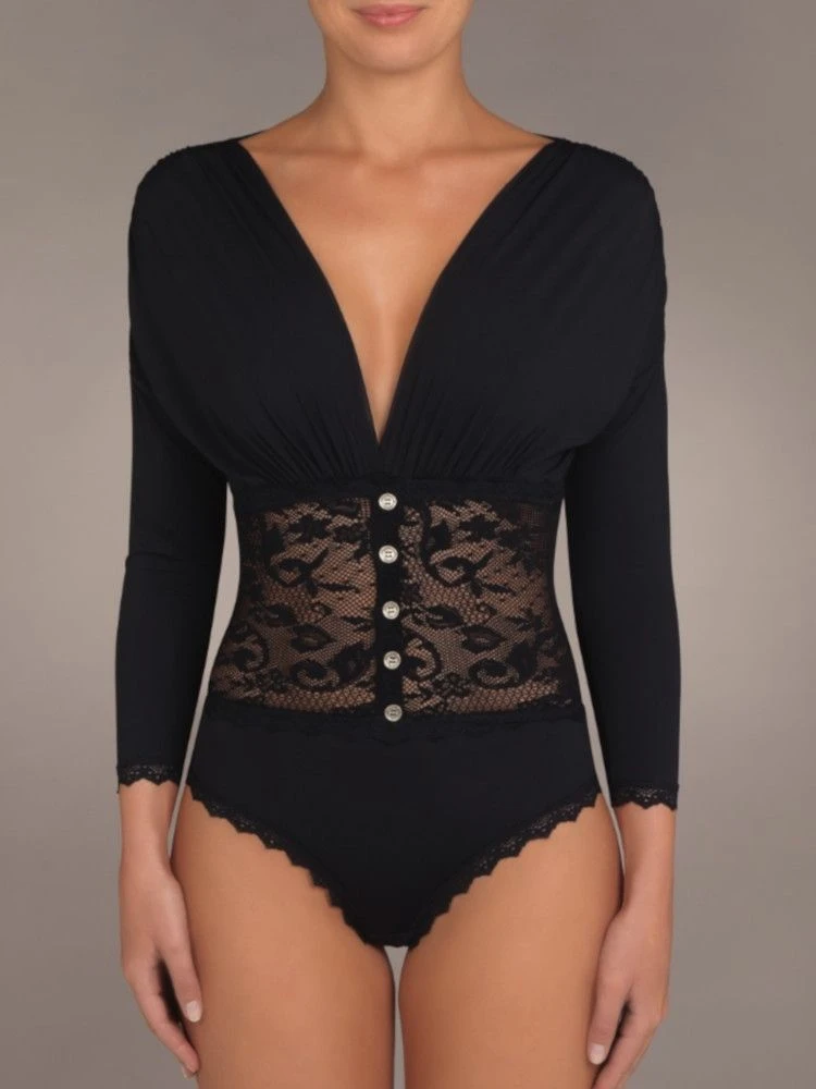 Body OSIRIS 41 Schwarz Mit Spitze Von Suggest 4 Body OSIRIS 41 Schwarz Mit Spitze Von Suggest - Image 2