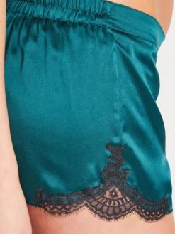100% Seide Shorts TOI MON AMOUR Von Aubade -MAISON LEJABY Verkaufsgeschäft boxer short gr n seide toi mon amour qs61 emeraude aubade 3