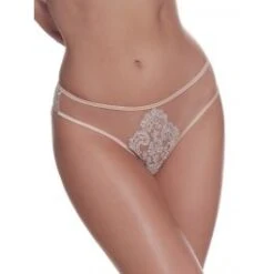 Spitze Brasiliana Slip Gold-creme Von Prelude Milano