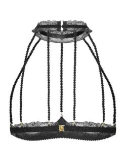 Ouvert Bustier-BH GEISHA CAGE Mit Schmuck-Kristallen Von Cadolle 14 Ouvert Bustier-BH GEISHA CAGE Mit Schmuck-Kristallen Von Cadolle -MAISON LEJABY Verkaufsgeschäft cage bh geisha schwarz cadolle 4