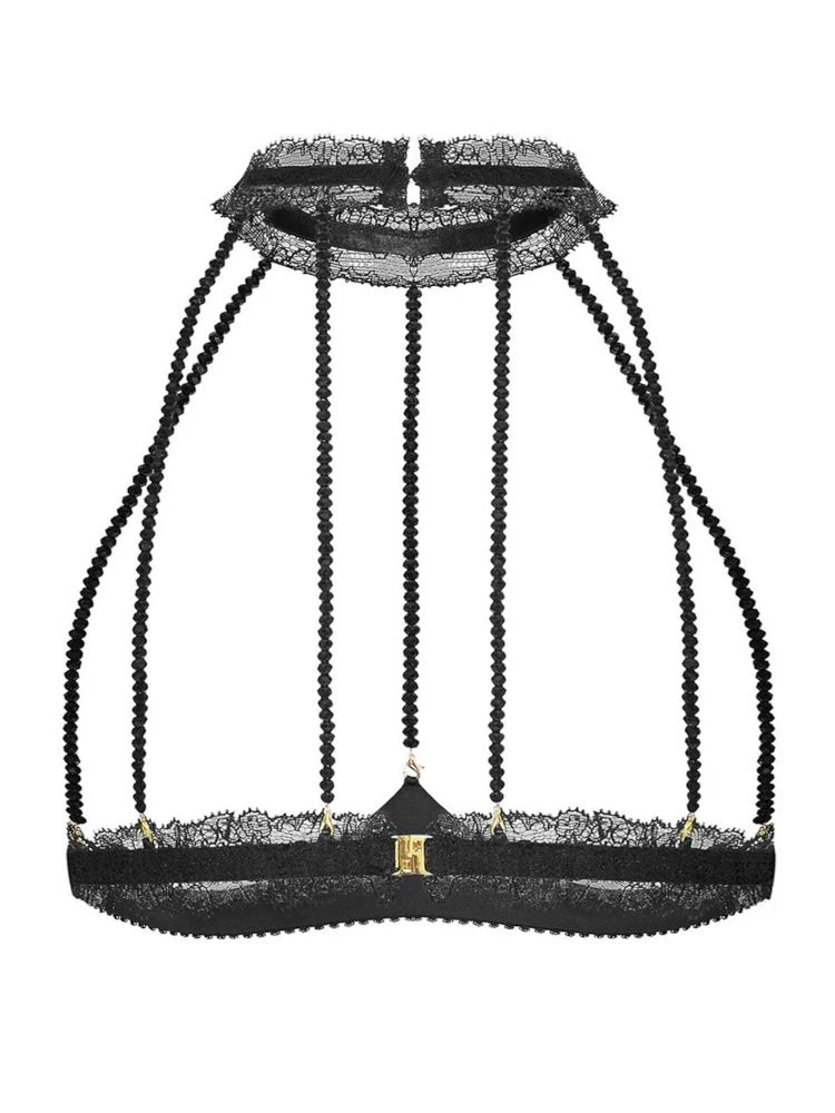 Ouvert Bustier-BH GEISHA CAGE Mit Schmuck-Kristallen Von Cadolle 7 Ouvert Bustier-BH GEISHA CAGE Mit Schmuck-Kristallen Von Cadolle - Image 5