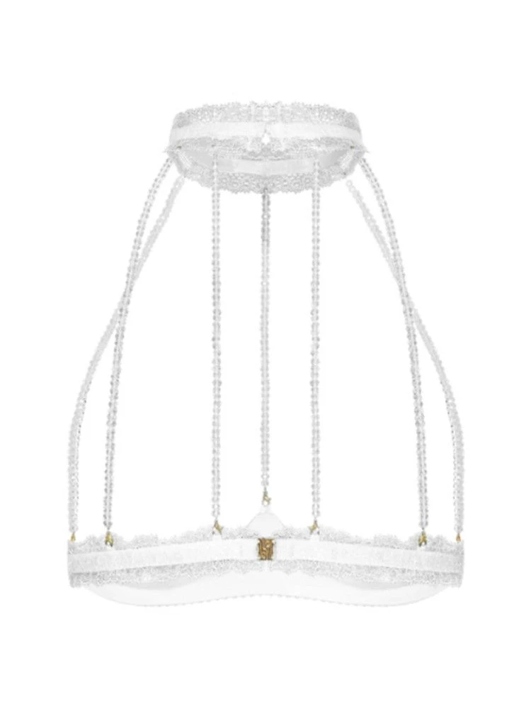 Ouvert Bustier-BH GEISHA CAGE Mit Schmuck-Kristallen Von Cadolle 8 Ouvert Bustier-BH GEISHA CAGE Mit Schmuck-Kristallen Von Cadolle - Image 6