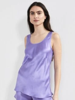 100% Seide Camisole Top KLASSIK SATIN Klassische Farben Von Eva B. Bitzer -MAISON LEJABY Verkaufsgeschäft camisole top seide very peri 27318232 klassik satin eva b bitzer 9 1
