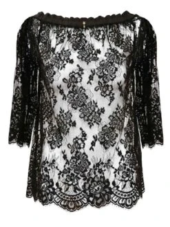 Spitze Carmen Shirt INESSA Von Escora -MAISON LEJABY Verkaufsgeschäft carmen shirt inessa schwarz 9171 e251 400 escora 3 1