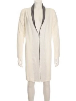 Cardigan SYNGONIUM Rayon-Feinstrick Von Cotton Club -MAISON LEJABY Verkaufsgeschäft cotton club syngonium champagner 2 1 1