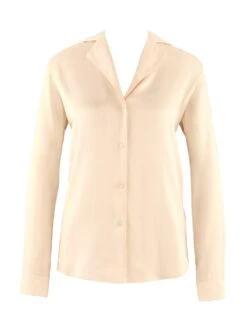 100% Seide Bluse TOI MON AMOUR Uni Farben Von Aubade -MAISON LEJABY Verkaufsgeschäft damenbluse seide qs44 blond aubade 1 1 1