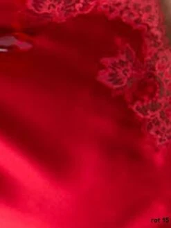 Seta Superior Seiden-Nachthemd VALIDA Von Cotton Club -MAISON LEJABY Verkaufsgeschäft farbfeld seide spitze rot seta superior cotton club 6