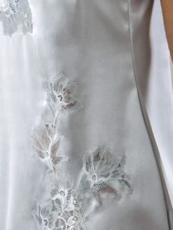 Seta Superior Seiden-Negligé SPLENDIDA Edel Cotton Club -MAISON LEJABY Verkaufsgeschäft farbfeld seide spitze silber seta superior cotton club 1 2 1 1 1 1