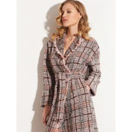 Jacke KUSCHEL BOUCLE Rosa-grau Von Chiara Fiorini 3 Jacke KUSCHEL BOUCLE Rosa-grau Von Chiara Fiorini