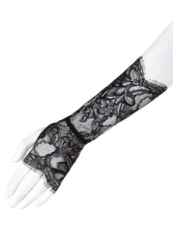 Handschuhe VALSE Aus Spitze Von Prelude Milano 19 Handschuhe VALSE Aus Spitze Von Prelude Milano -MAISON LEJABY Verkaufsgeschäft handschuhe spitze yx324 schwarz valse prelude milano 3 1
