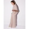 Hausanzug TORTORA Mit Strick In Sand Von Chiara Fiorini -MAISON LEJABY Verkaufsgeschäft hausanzug kuschel baumwolle mit cape tortora cf1321 chiara fiorini
