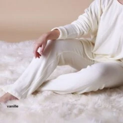 Kuschel-Baumwolle Lounge-Hose CASUAL Von Gattina 12 Kuschel-Baumwolle Lounge-Hose CASUAL Von Gattina -MAISON LEJABY Verkaufsgeschäft hose casual 384879 vanille gattina