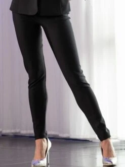 Leggings Hose LAON Schwarz Von RCrescentini Notre Dame -MAISON LEJABY Verkaufsgeschäft hose satin laon schwarz notredame rcrescentini 2