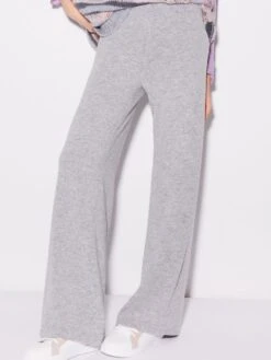 Weite WOLLMIX Lounge-Hose Von Chiara Fiorini 9 Weite WOLLMIX Lounge-Hose Von Chiara Fiorini -MAISON LEJABY Verkaufsgeschäft hose weit wollmix grigio cf1335 chiara fiorini 6 1