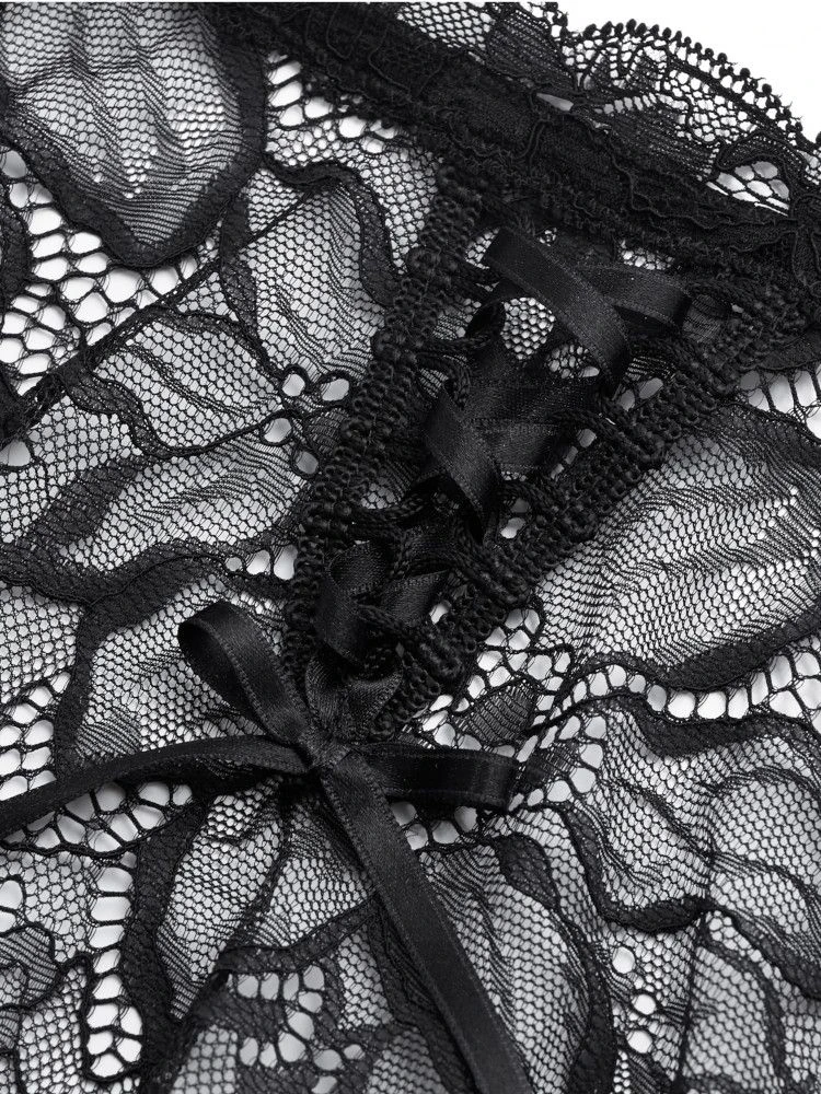 Spitze Taillen-Slip INVISIBLE CARMEN Schwarz Von Cadolle 6 Spitze Taillen-Slip INVISIBLE CARMEN Schwarz Von Cadolle - Image 4