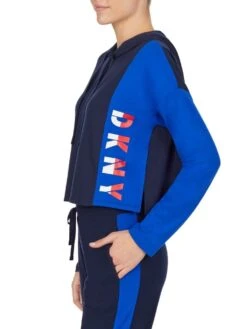 Kurz-Hoodie THE WARM UP Von DKNY Sleepwear -MAISON LEJABY Verkaufsgeschäft jacke 05 yi2022401 400 ink 0074 dkny 1