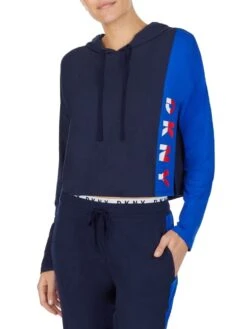 Kurz-Hoodie THE WARM UP Von DKNY Sleepwear -MAISON LEJABY Verkaufsgeschäft jacke 05 yi2022401 400 ink 0079 dkny 1