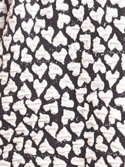 Jacke HEARTS Schwarz-weiß Von Fiori Di Chiara -MAISON LEJABY Verkaufsgeschäft jacke creme schwarz fc9128 chiara fiorini 1 1