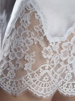 100% Seide Kimono SOIE D´AMOUR Exquisit Aubade -MAISON LEJABY Verkaufsgeschäft kimono seide silber ms65 soie d amour aubade 4 1 1