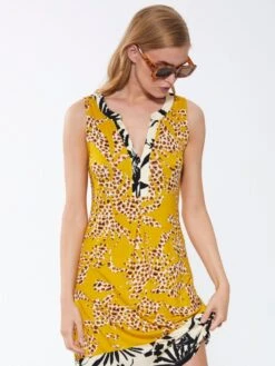 Strandkleid SANTORINI Mais-bunt Von Fürstenberg -MAISON LEJABY Verkaufsgeschäft kleid mais bunt 278 30384 fuerstenberg 2