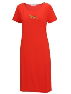 Viscose Strandkleid PANTHER Von Fürstenberg 9 Viscose Strandkleid PANTHER Von Fürstenberg -MAISON LEJABY Verkaufsgeschäft kleid rot 93230459 fuerstenberg 1 1 2