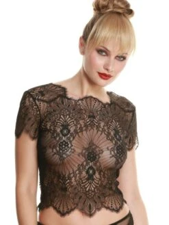 Spitze Kurzarm Top Von Prelude Milano 18 Spitze Kurzarm Top Von Prelude Milano -MAISON LEJABY Verkaufsgeschäft kurzarm top spitze yl277 yl277.neg 1 prelude milano