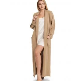 Kuschel-Baumwolle Morgenmantel SONJA Von Gattina 3 Kuschel-Baumwolle Morgenmantel SONJA Von Gattina